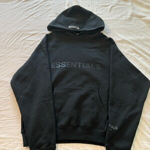 FEAR OF GOD Essentials Hoodie Black NWT